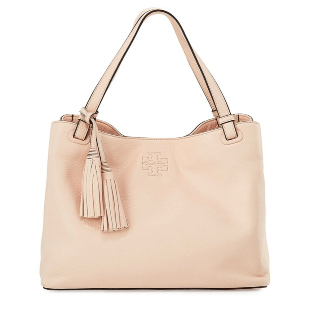 Tory Burch Thea Center-Zip Tote Bag w/ Tassels NWT